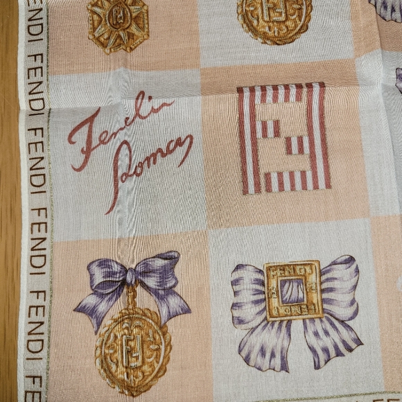 FENDI Vintage Handkerchief Scarf - Picture 5 of 10